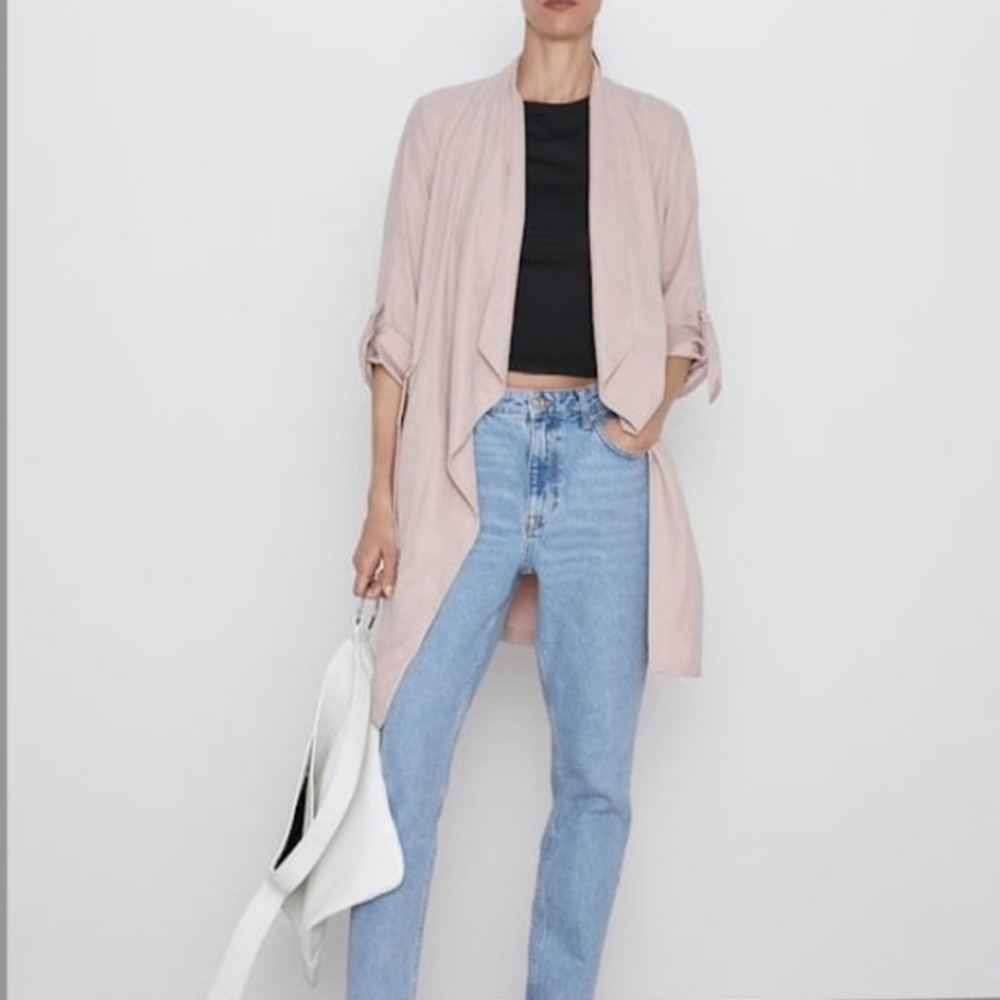 ZARA | Waterfall Duster Jacket